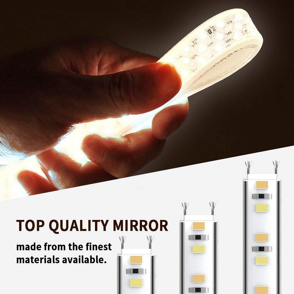 Round LED Touch Sensor Mirror 003