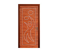 2D WPC Bathroom Doors DWBD013