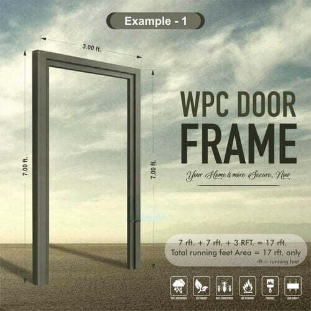 Door Frame 3" X 2" Single Pattam